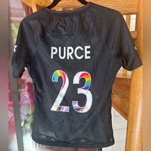 2023 NJ NY Gotham NWSL Home Kit Pride Soccer Jersey Midge Purce Women’s Medium
